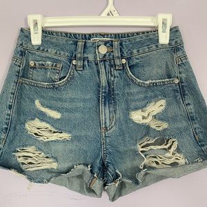 Garage jean shorts